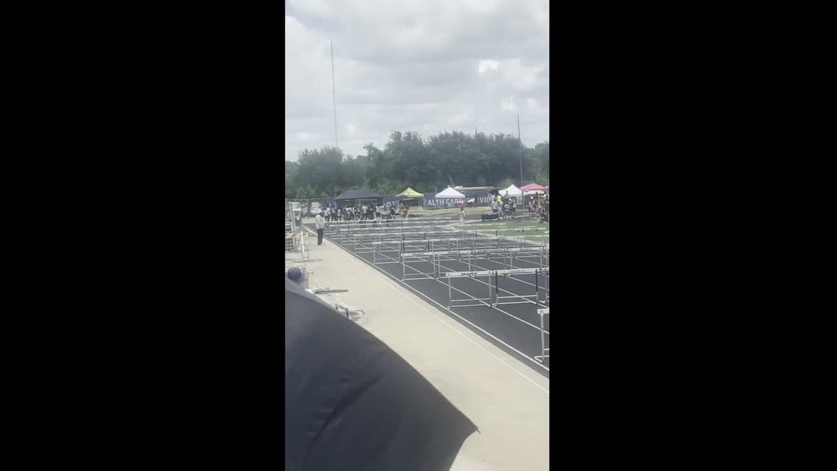 Kenzo Woods 100m Hurdles Win — 15.21 at Wings Track Club Meet